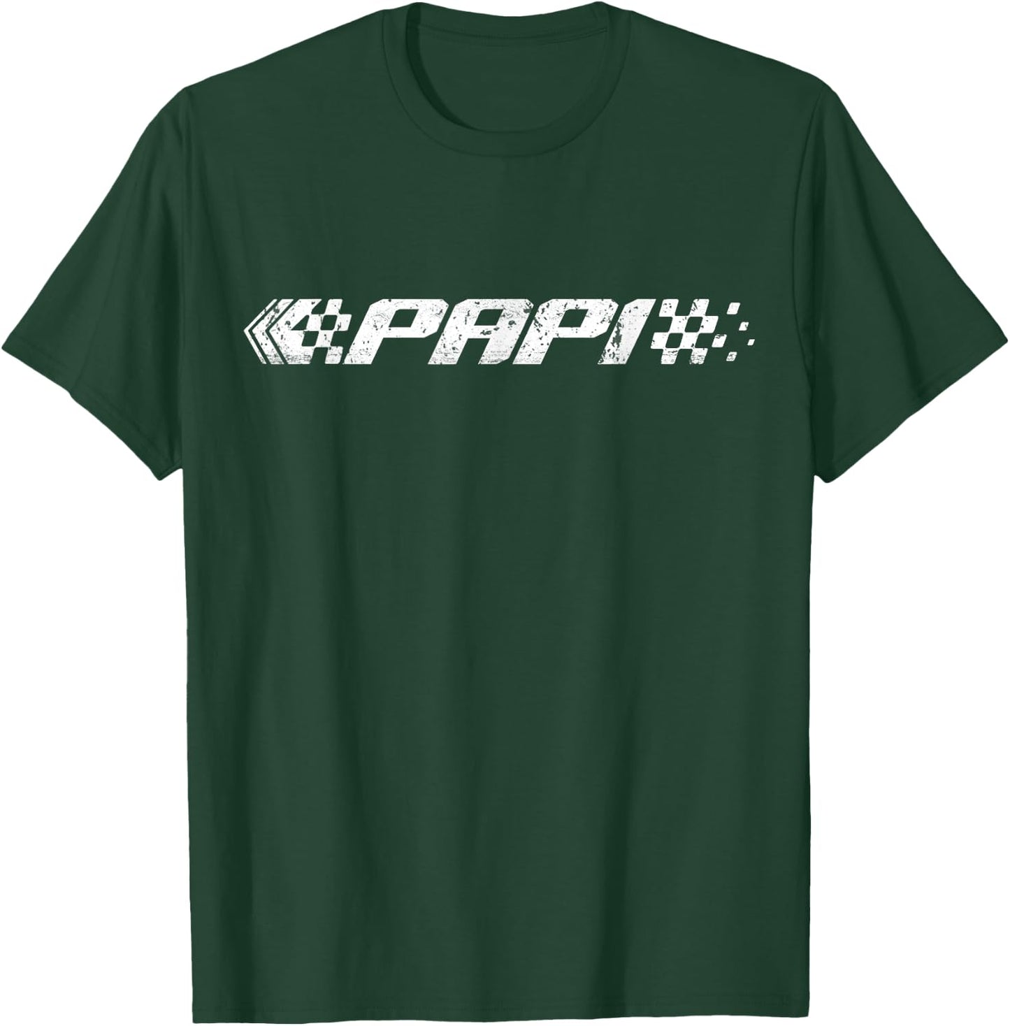 Racing Birthday Matching Family Race Car Pit Crew Papi T-Shirt - T-Shirt | Forest