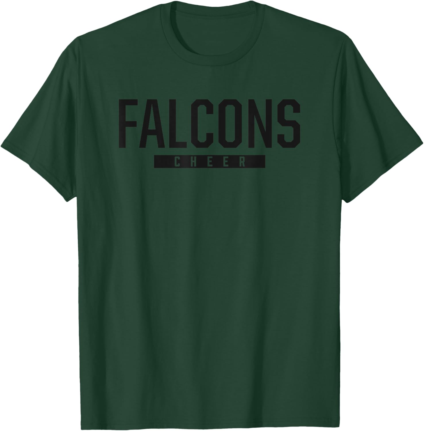Faith Christian Falcons Cheer HS T-Shirt - T-Shirt | Forest