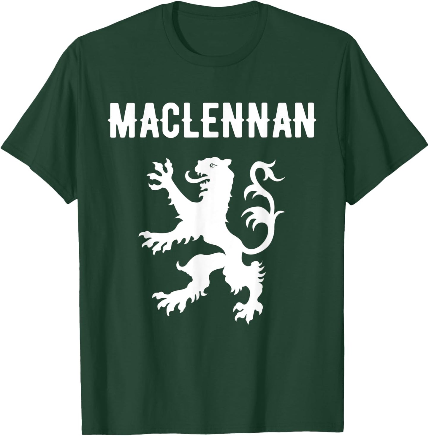MacLennan Clan Scottish Family Name Scotland Heraldry T-Shirt - T-Shirt | Forest