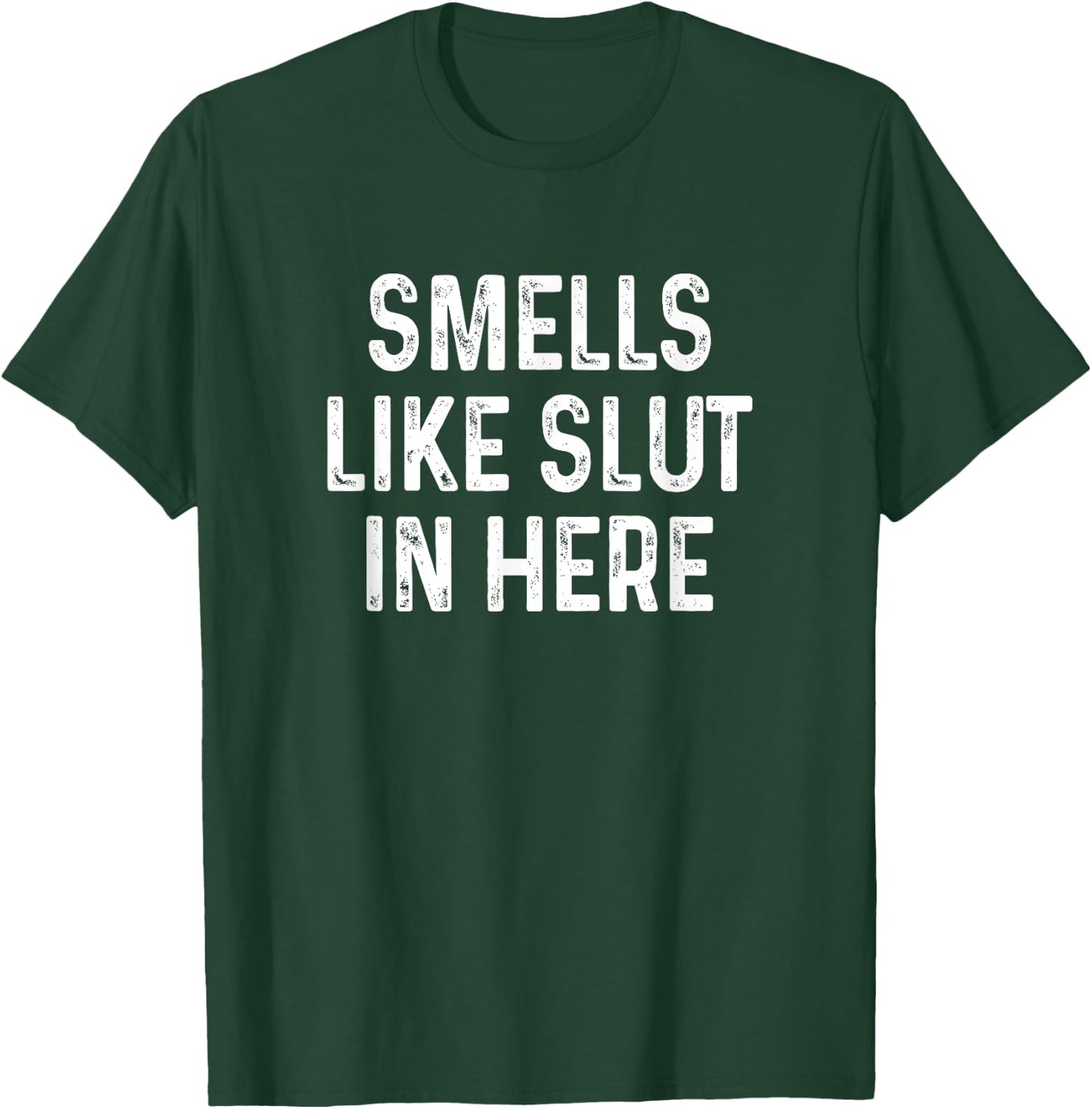 Funny Smells Like Slut in Here Offensive Adult Humor T-Shirt - T-Shirt | Forest
