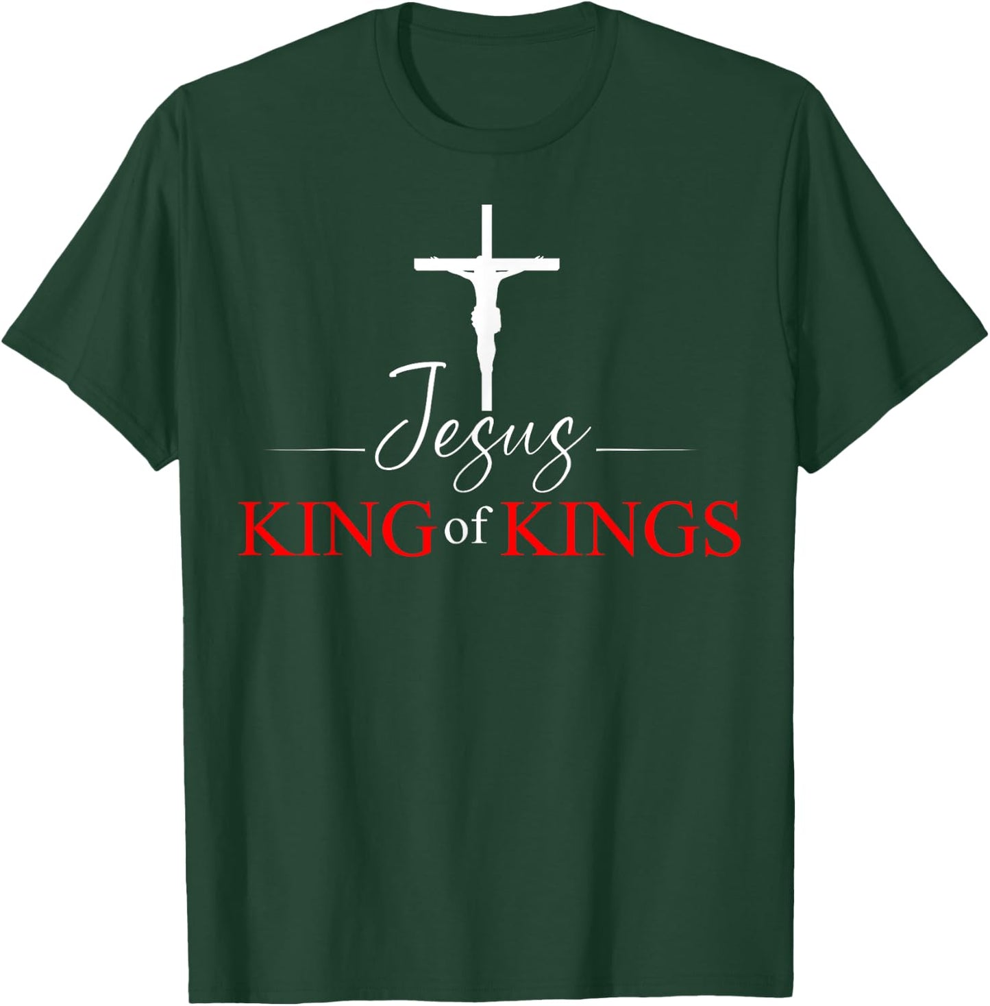Jesus Christ and Faith Christian Bible and Love Jesus T-Shirt - T-Shirt | Forest