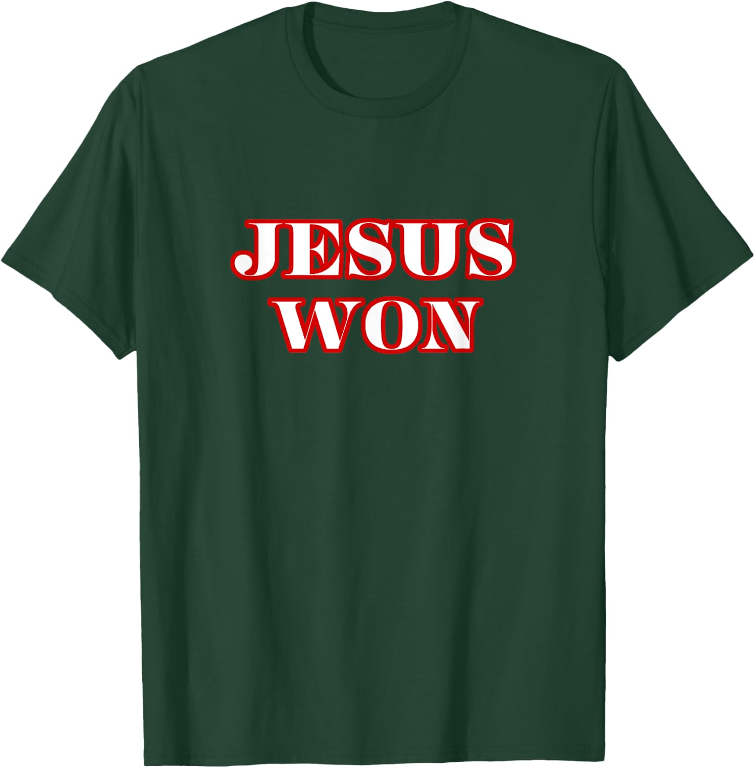 Texas Jesus Won Baseball T-Shirt - T-Shirt | Forest