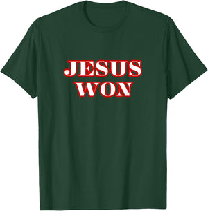 Texas Jesus Won Baseball T-Shirt - T-Shirt | Forest