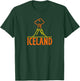Icelandic Volcano & Iceland Lava , Tops, Gear & Items T-Shirt - T-Shirt | Forest