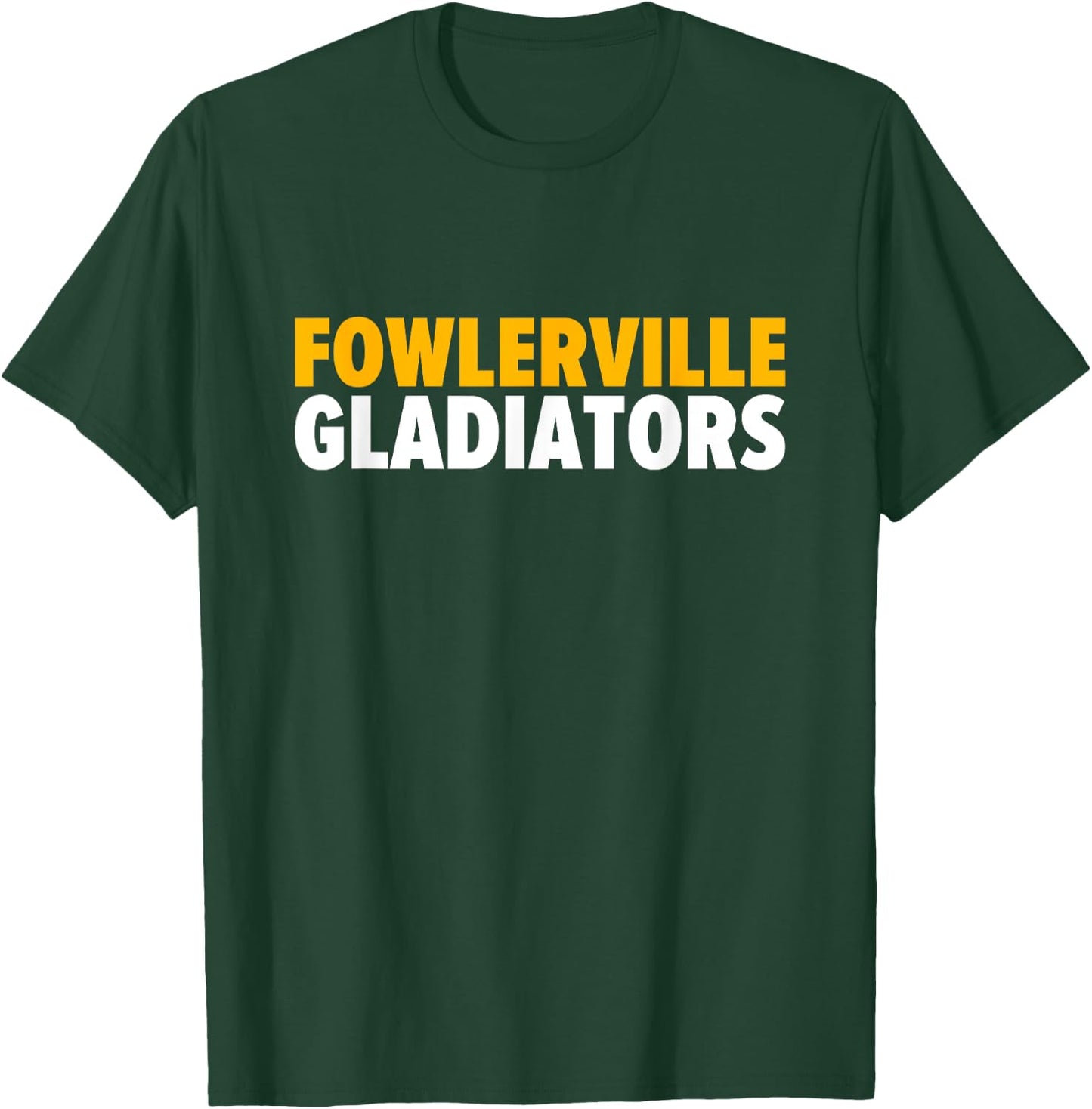 Fowlerville Gladiators Bold T-Shirt - T-Shirt | Forest