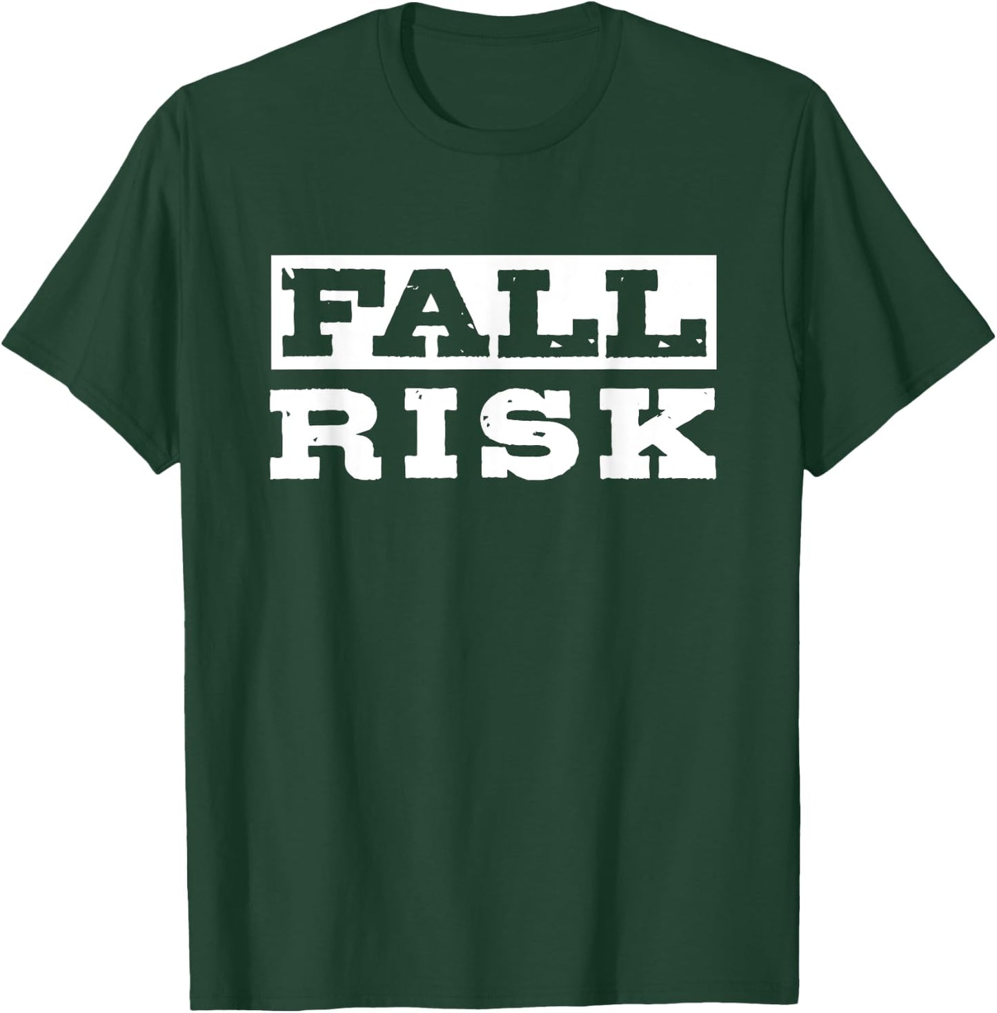 Fall Risk Funny Vintage Retro T-Shirt - T-Shirt | Forest