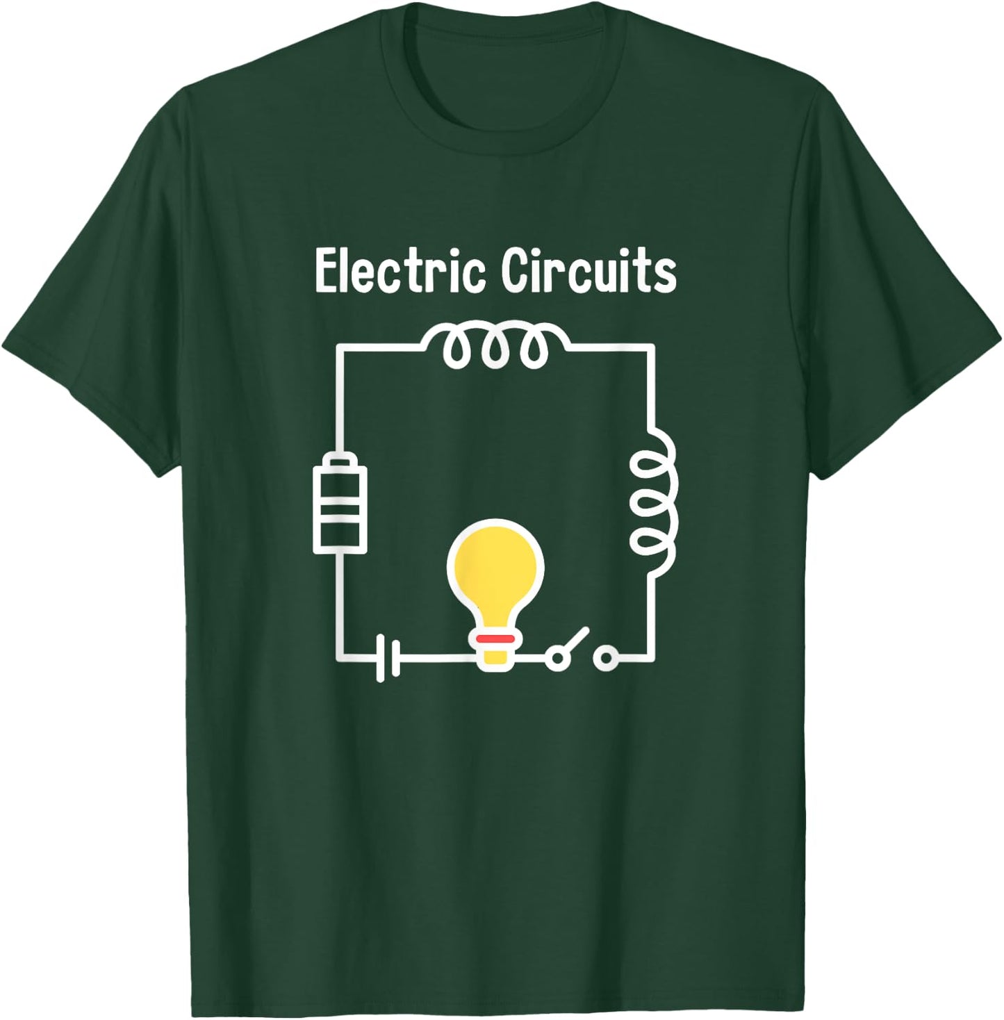 Electric Circuits Electrical Engineer Cute Gifts T-Shirt - T-Shirt | Forest