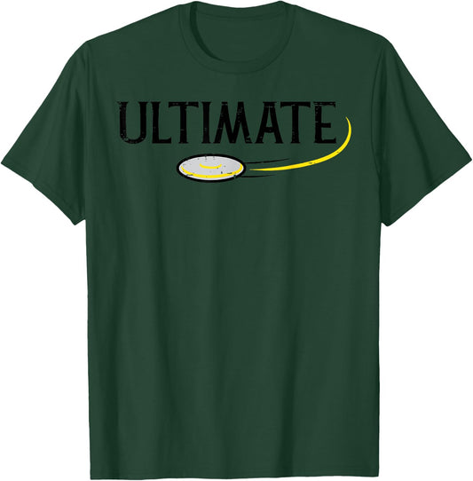 Disc Golf Ultimate Frisbee Frolf Sport Player Men Women Kids T-Shirt - T-Shirt | Forest