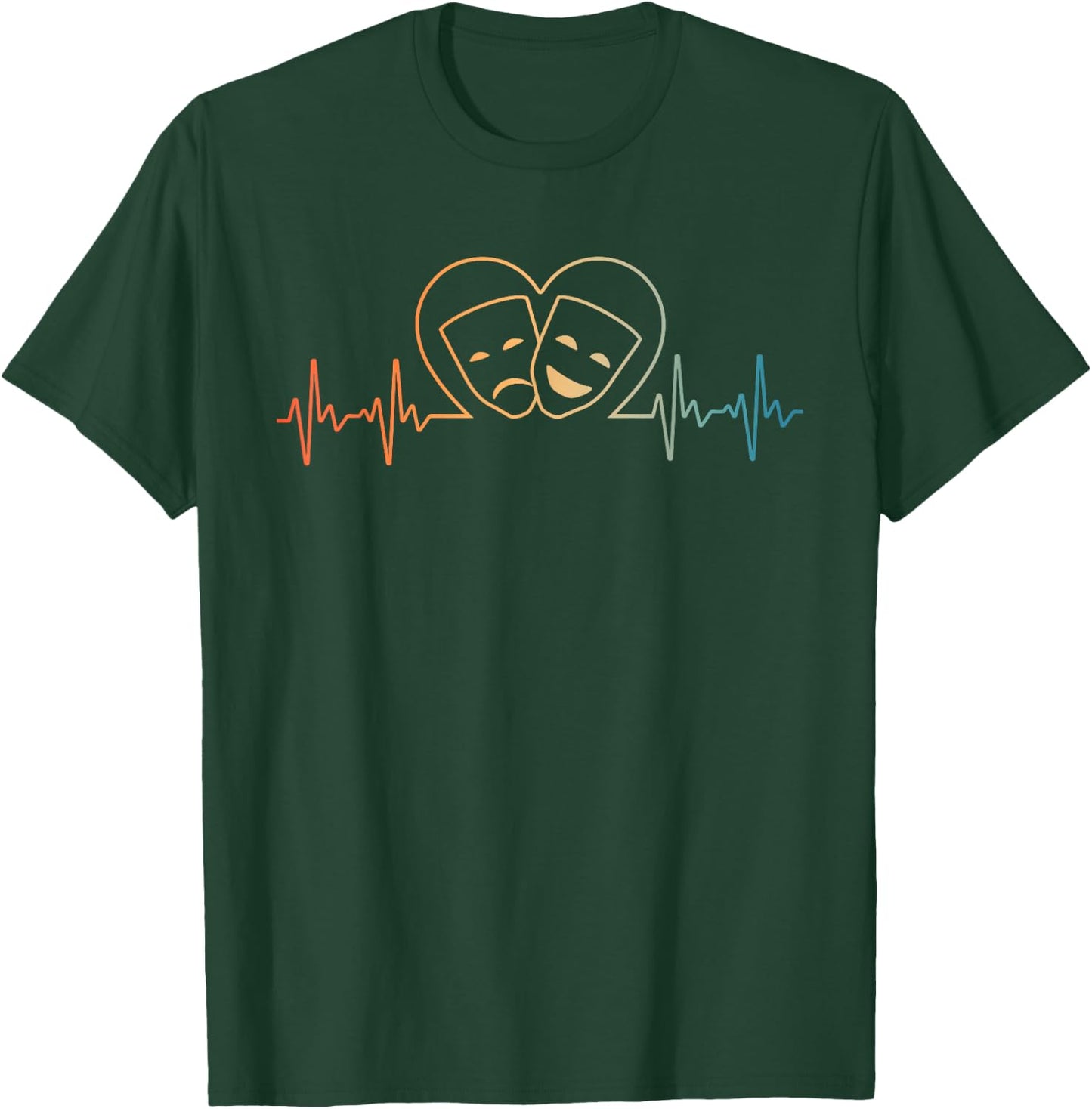 Funny Theater Design Women Drama Musical Theatre T-Shirt - T-Shirt | Forest