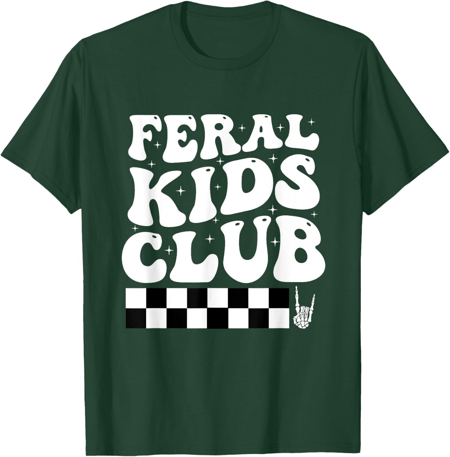 Funny Feral Kids Club T-Shirt - T-Shirt | Forest