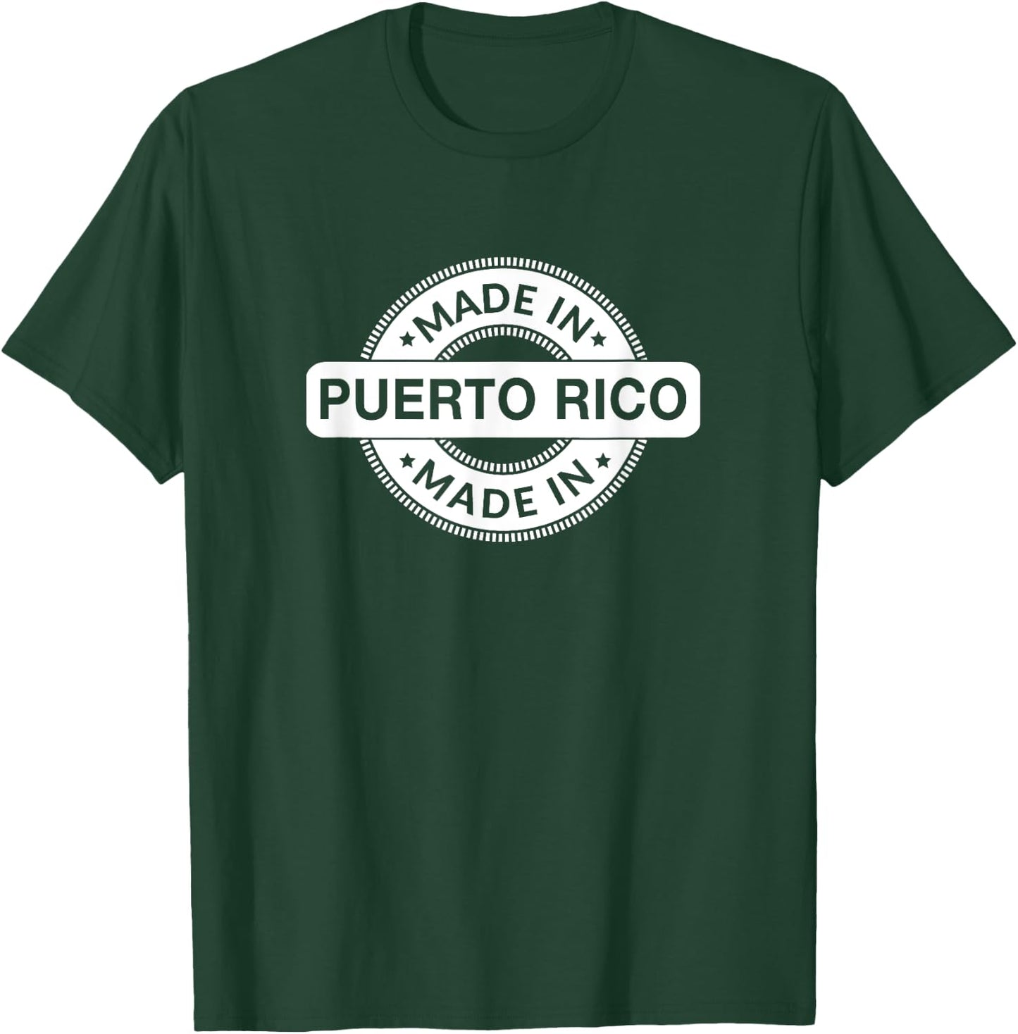 Puerto Rico Home - Made in Puerto Rico - Classic T-Shirt - T-Shirt | Forest