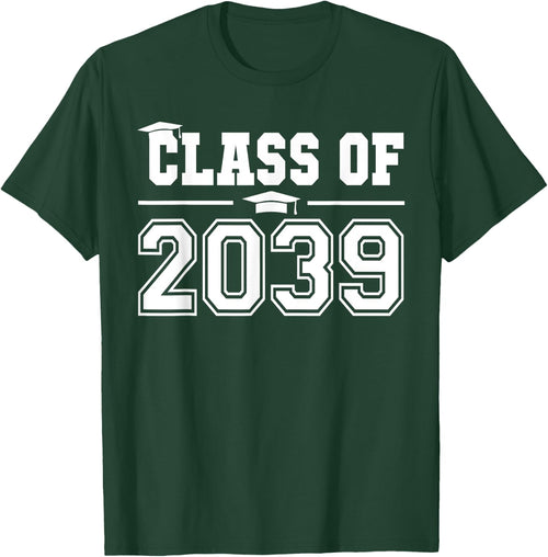 Class of 2039 Grow With Me First Day of School Graduation