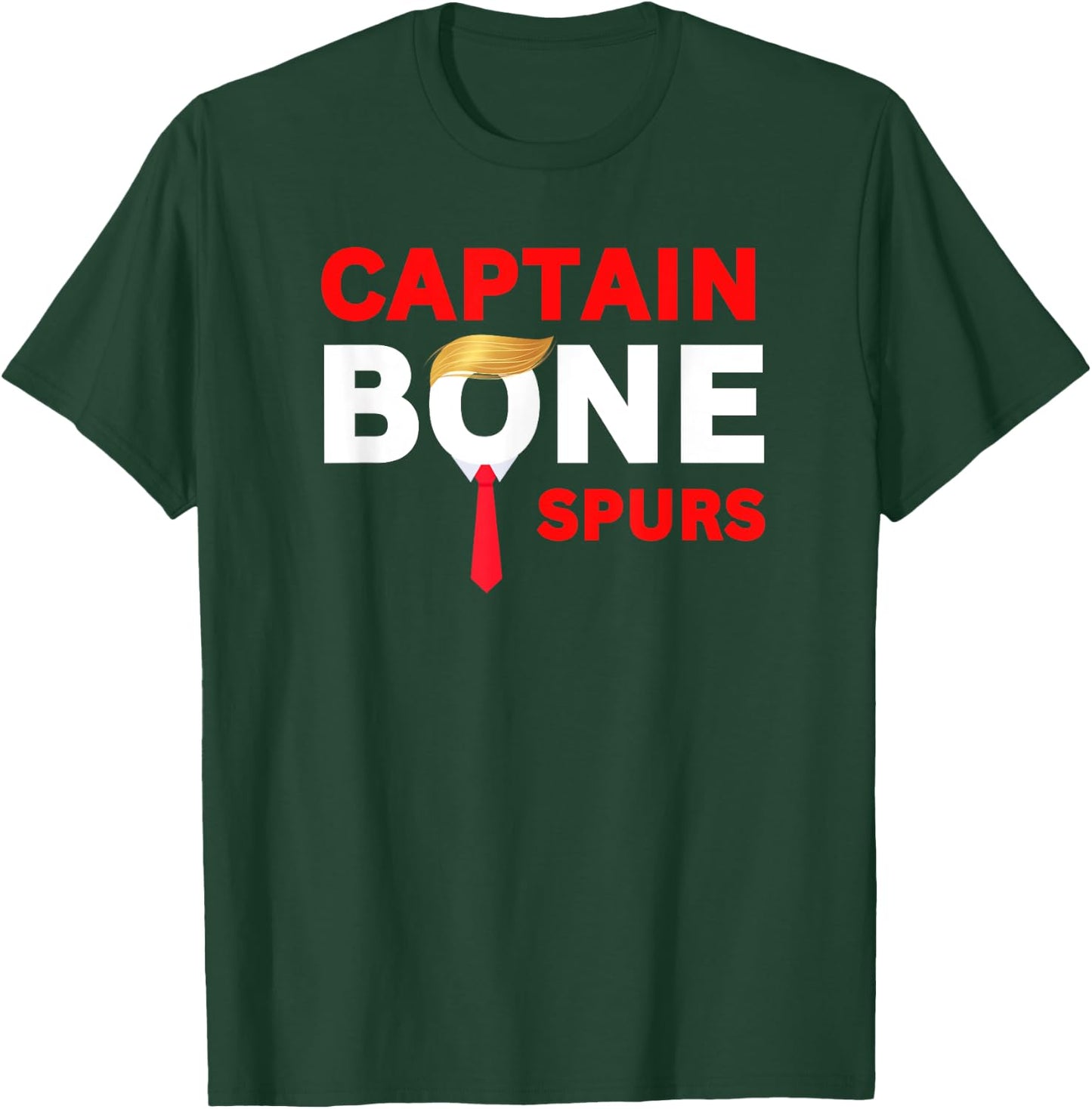 Captain Bone Spurs Funny Halloween Costume New 2025 T-Shirt - T-Shirt | Forest
