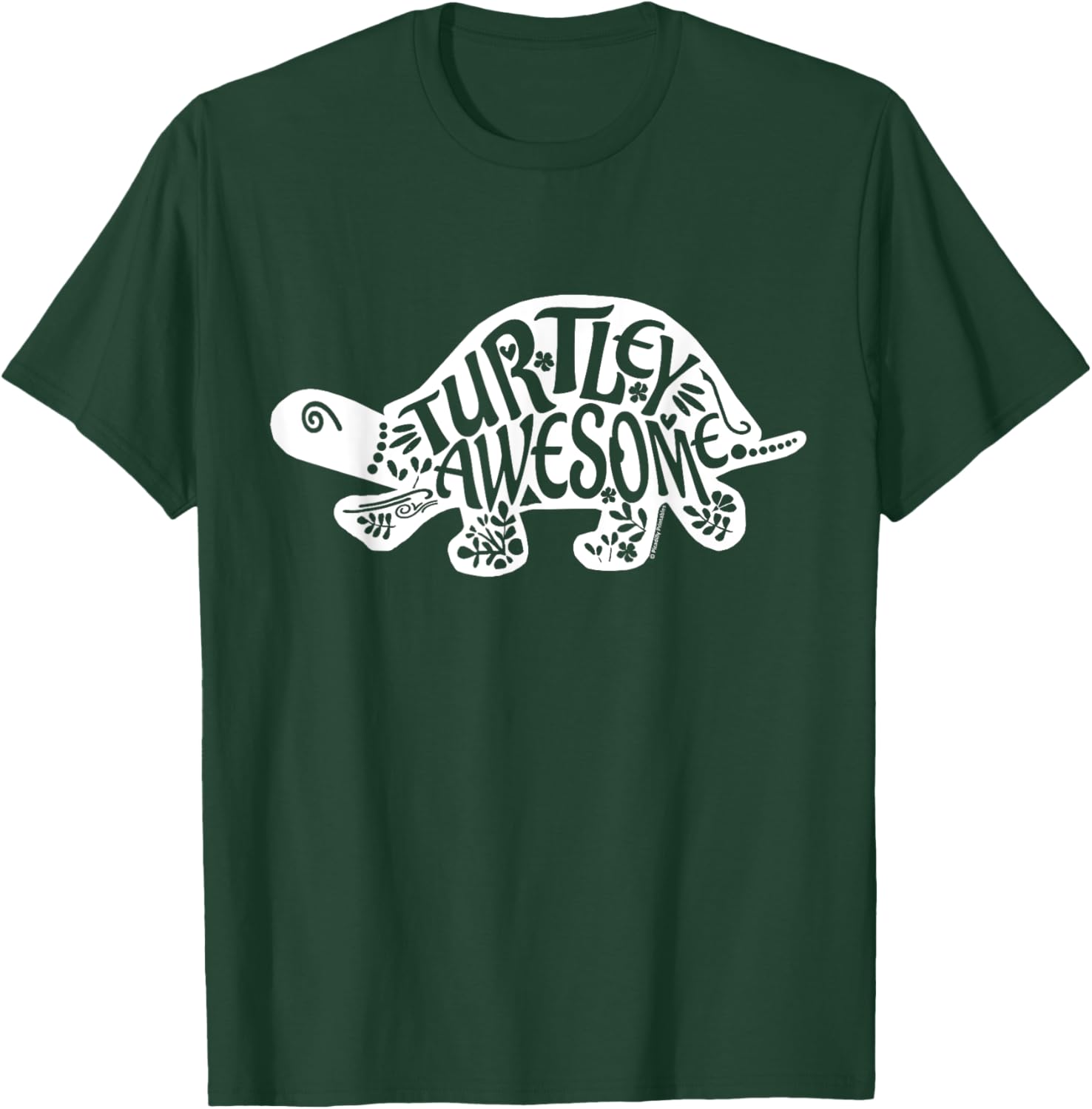 Turtley Awesome Tortoise Funny Turtle Pun Sulcata T-Shirt - T-Shirt | Forest