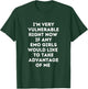 Very Vulnerable Right Now Funny Emo Girls T-Shirt - T-Shirt | Forest