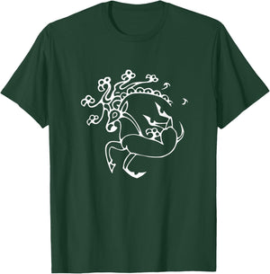 Ancient Russian Ice Maiden Priestess Tattoo T-Shirt - T-Shirt | Forest