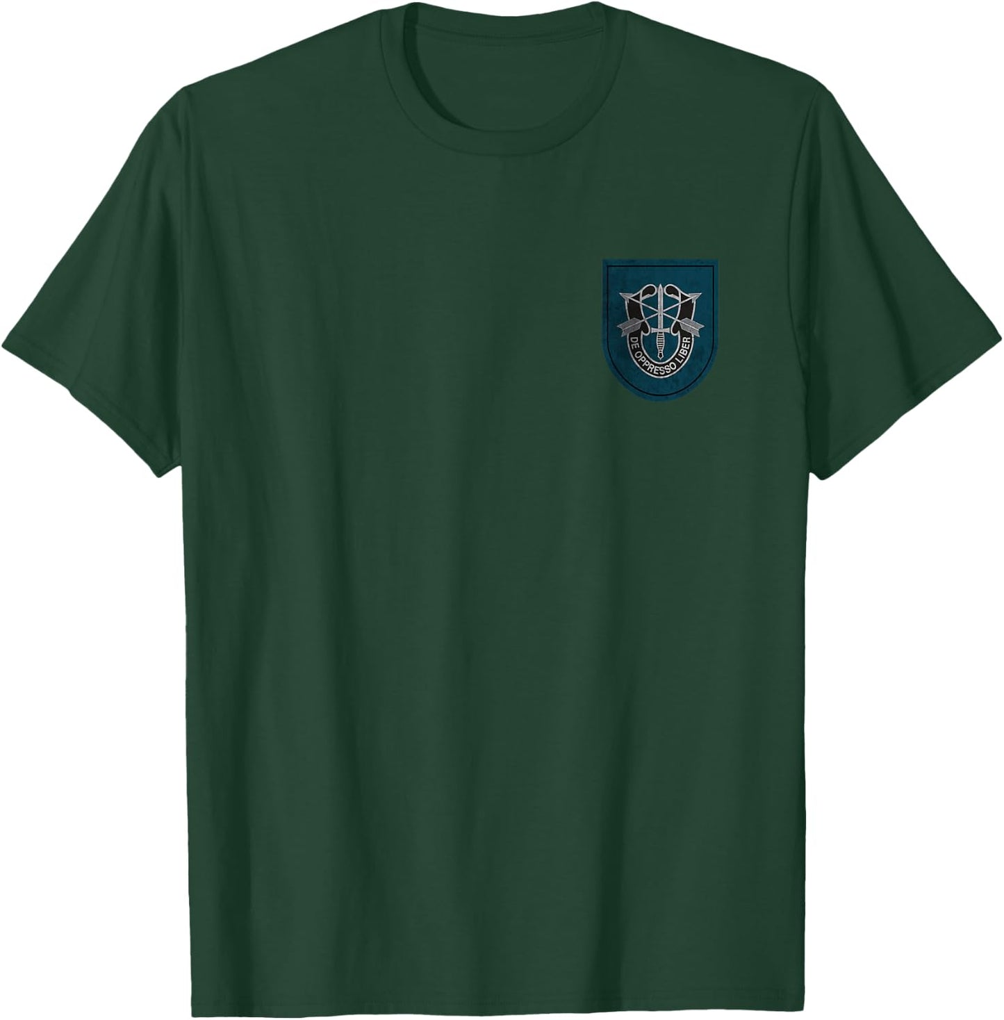 19th Special Forces Group SFG Logo Military Veteran Xmas T-Shirt - T-Shirt | Forest