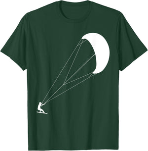 Kiters Kiting - Kitesurfer Surfing Kiteboard Kitesurfing T-Shirt - T-Shirt | Forest
