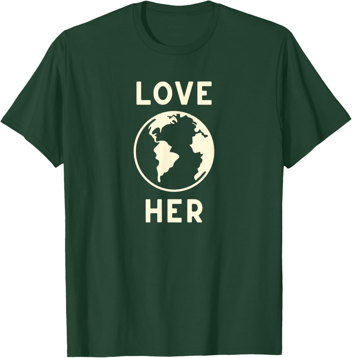 Love Her Mother Earth Save the Planet Environmental T-Shirt - T-Shirt | Forest