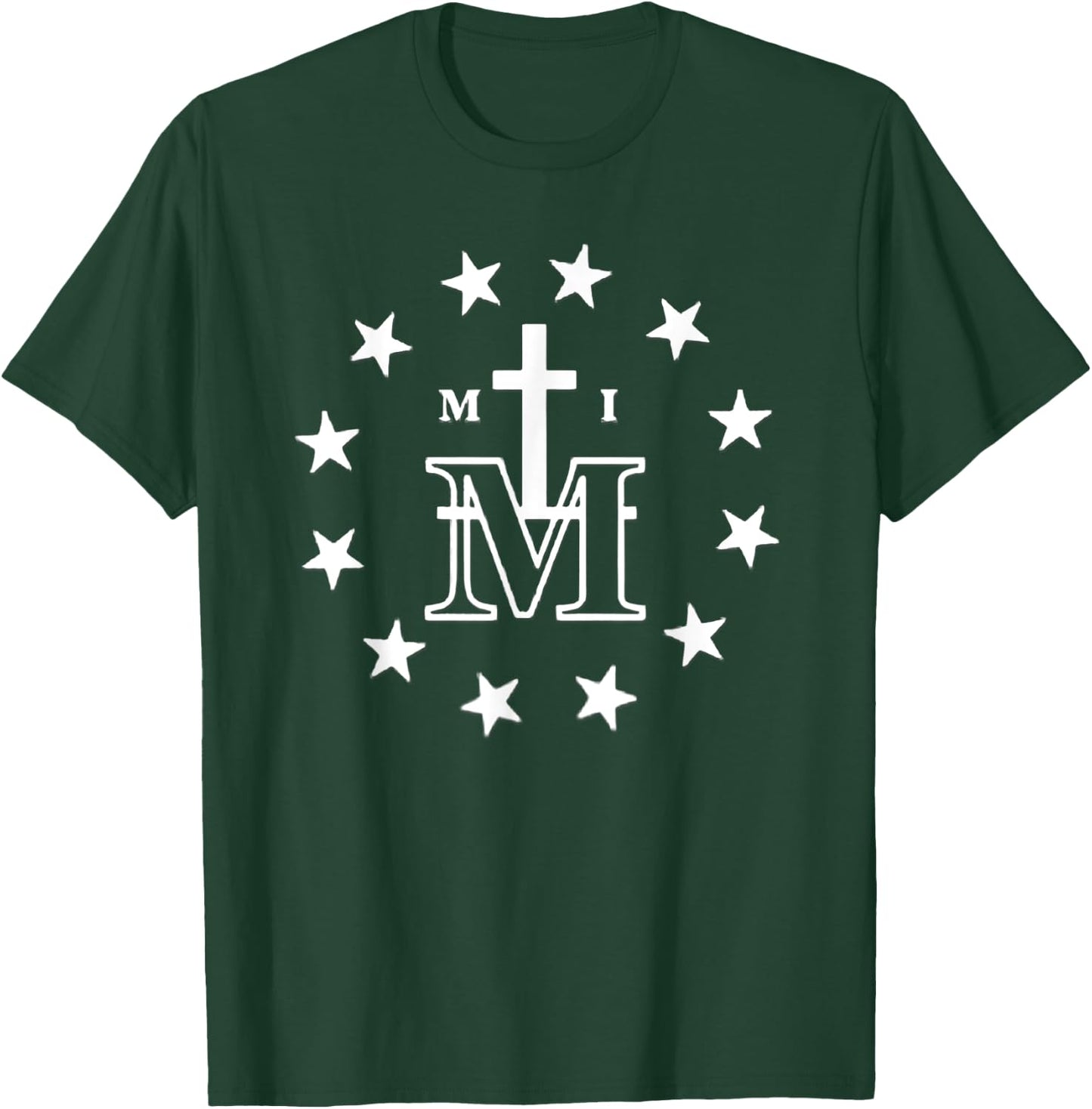 Militia of The Immaculata St. Maximilian Kolbe Catholic T-Shirt - T-Shirt | Forest