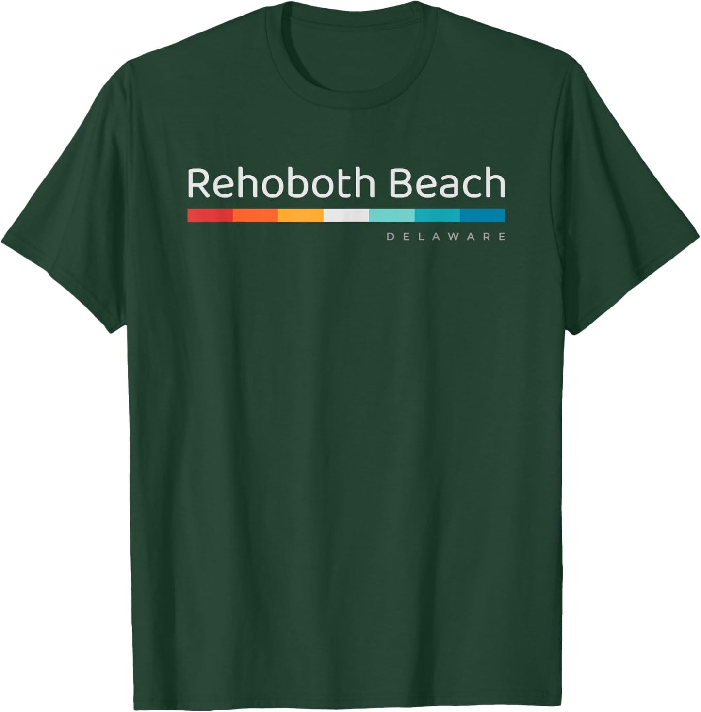 Rehoboth Beach DE Delaware Retro Design Men Women Girls Kids T-Shirt - T-Shirt | Forest