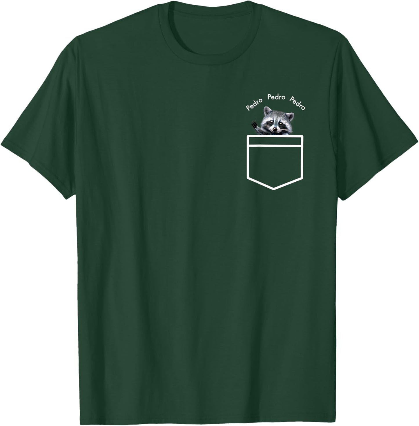 Pedro Raccoon T-Shirt - T-Shirt | Forest