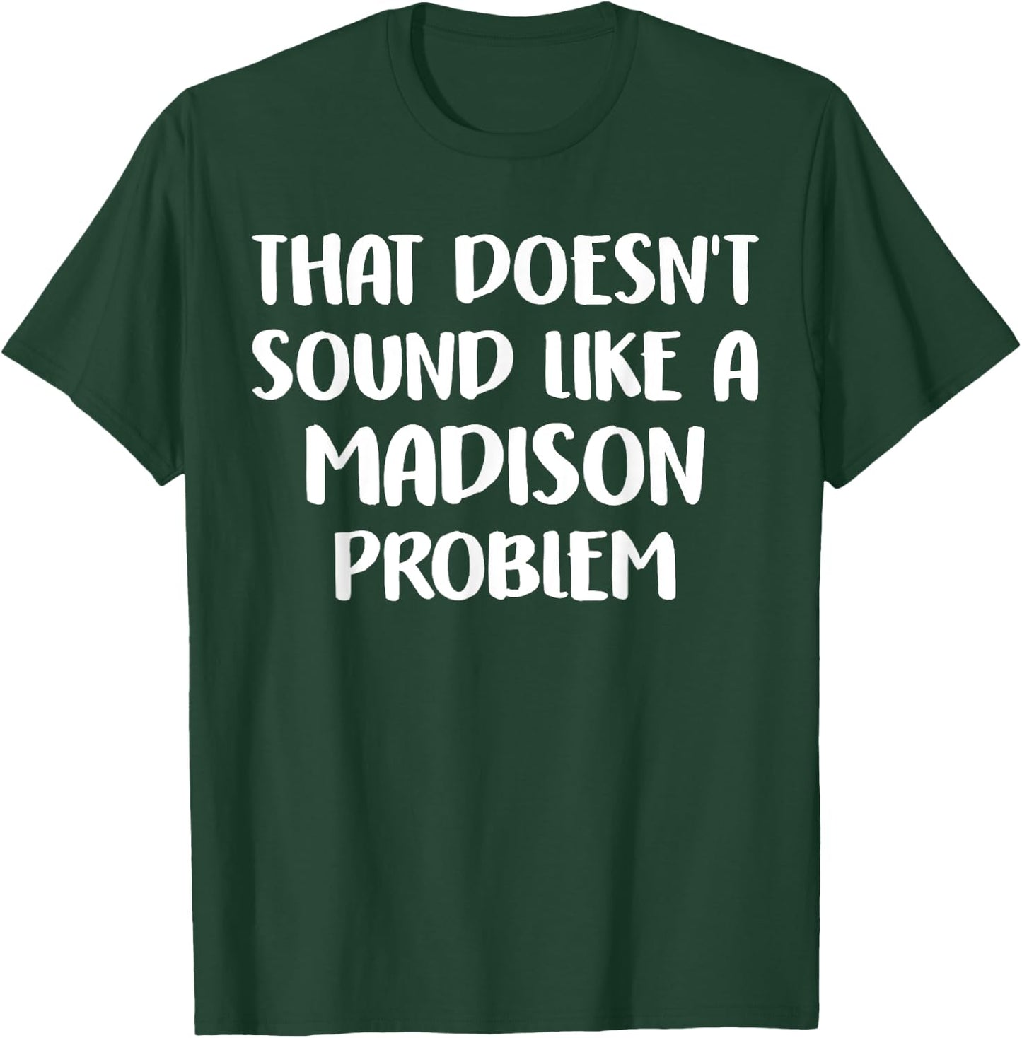 MADISON Personalized Cute Flower Girls MADISON Name T-Shirt - T-Shirt | Forest