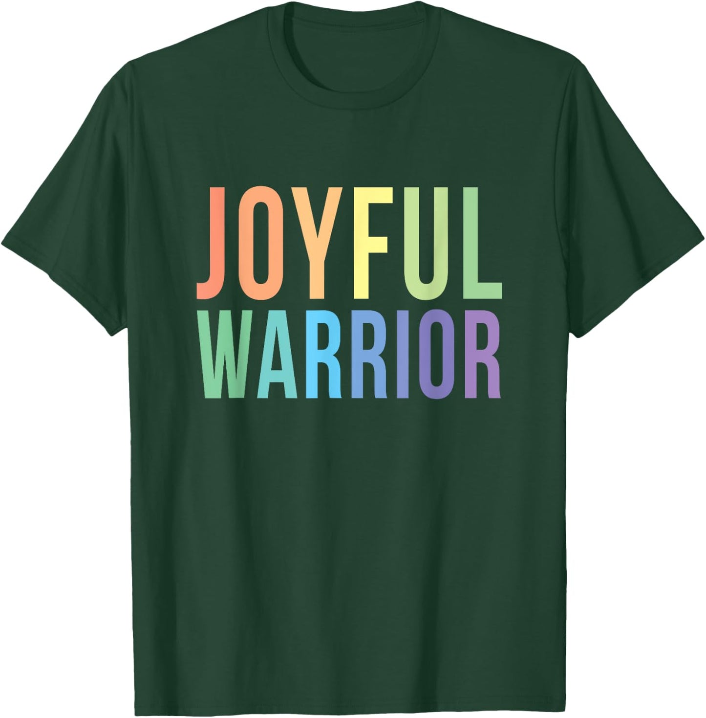 Be a Joyful Warrior for Kamala Harris Tim Walz 2024 T-Shirt - T-Shirt | Forest