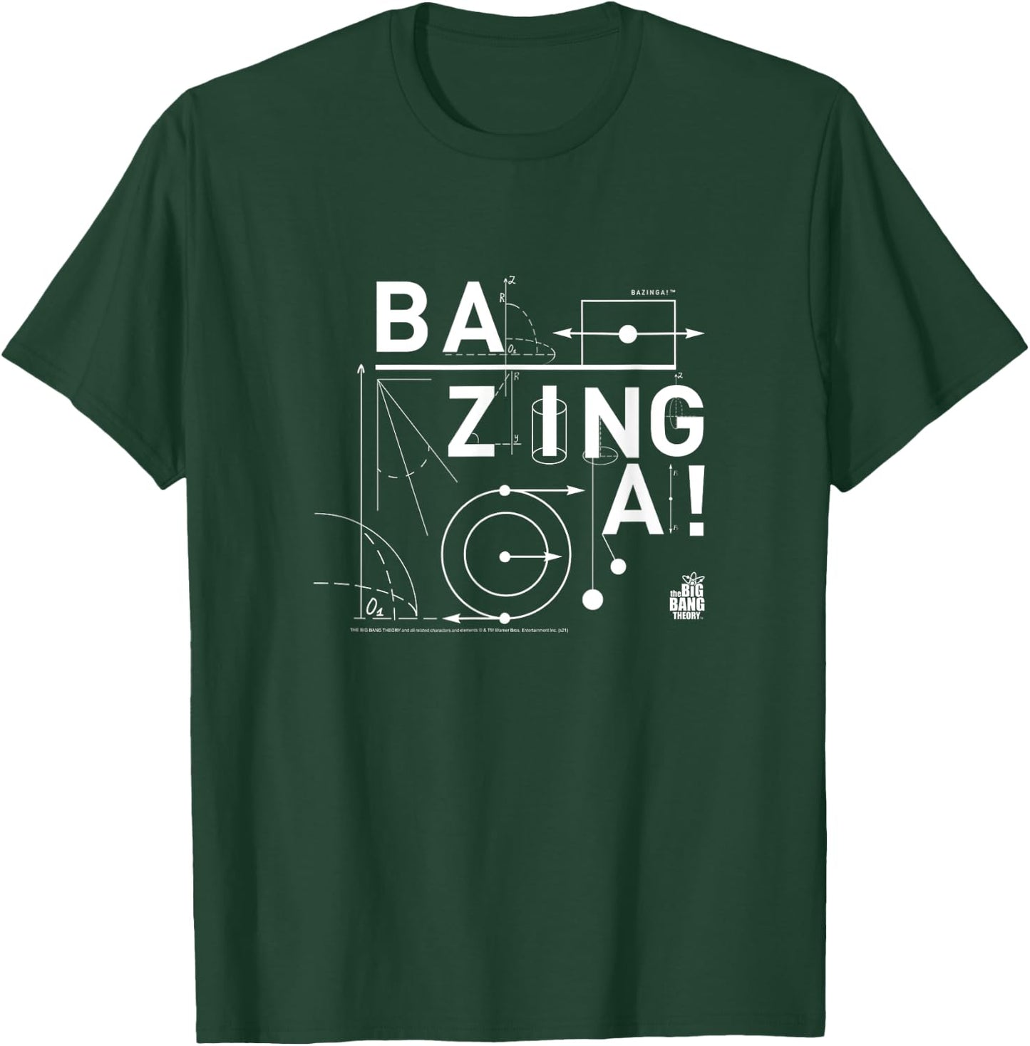 The Big Bang Theory Mathematical Bazinga! TV Show T-Shirt - T-Shirt | Forest