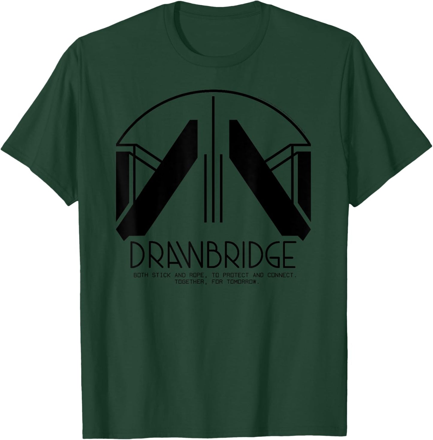 Drawbridge Logo Death Stranding Video Gaming Merch T-Shirt - T-Shirt | Forest