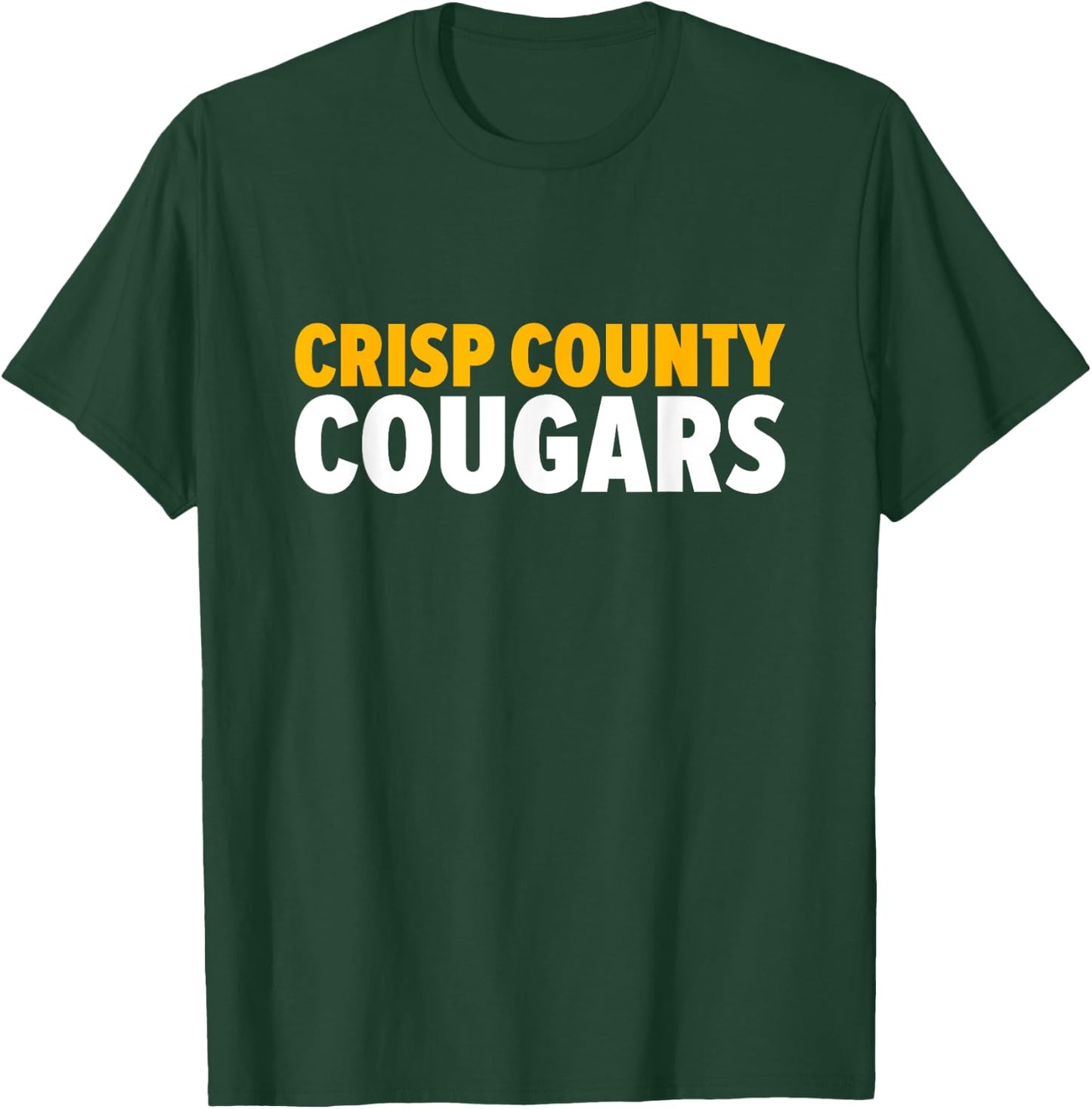 Crisp County Cougars Bold T-Shirt - T-Shirt | Forest