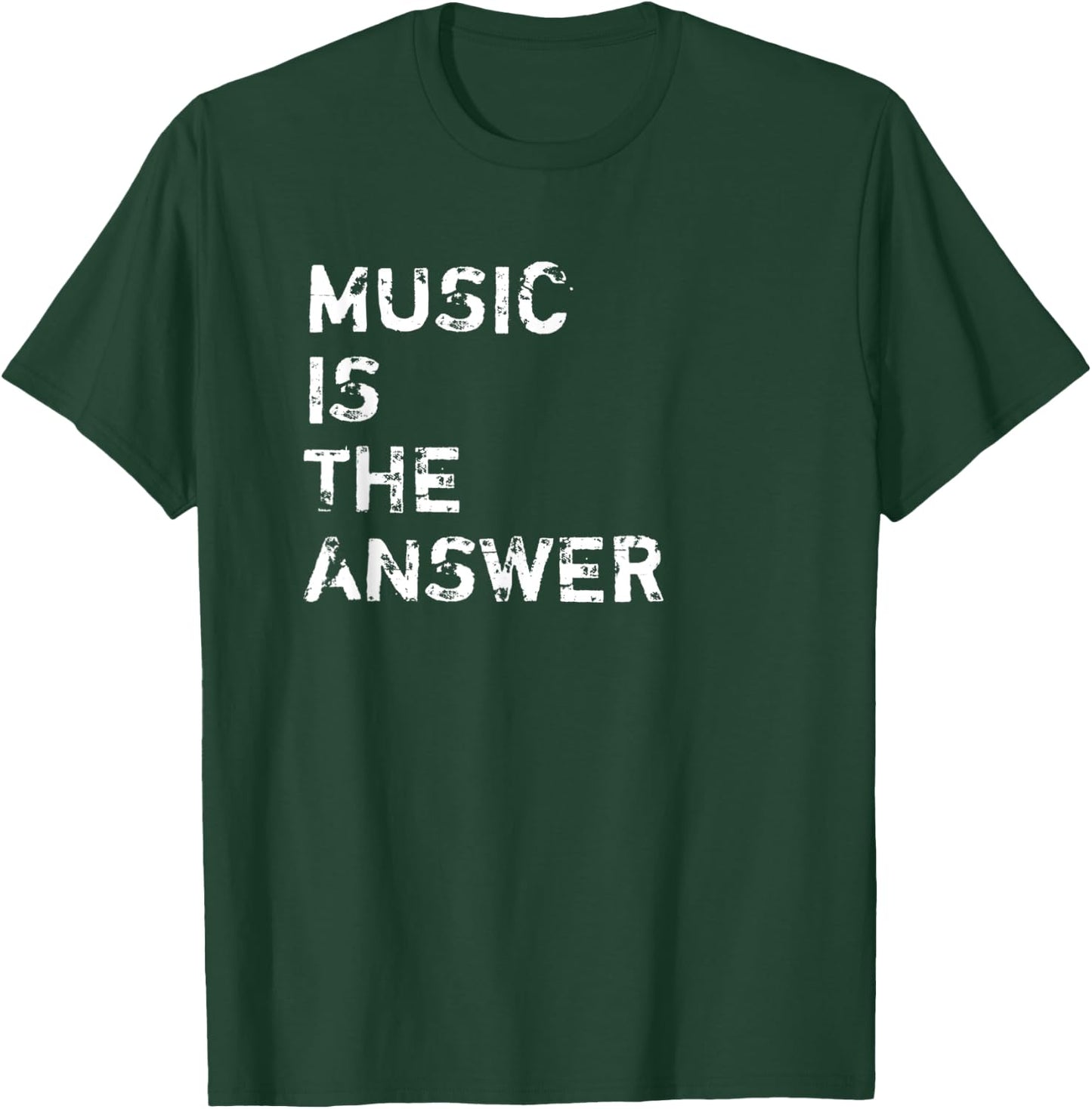 Music is the Answer DJ T-Shirt - T-Shirt | Forest