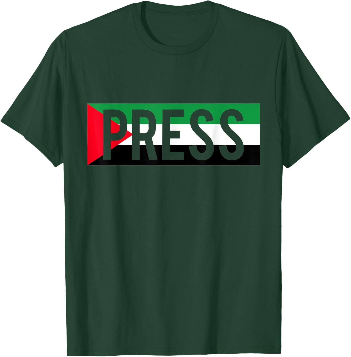 Press Journalist Palestine Press Palestinian Press T-Shirt - T-Shirt | Forest