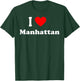 I Love Manhattan Matching Hometown Classic T-Shirt - T-Shirt | Forest