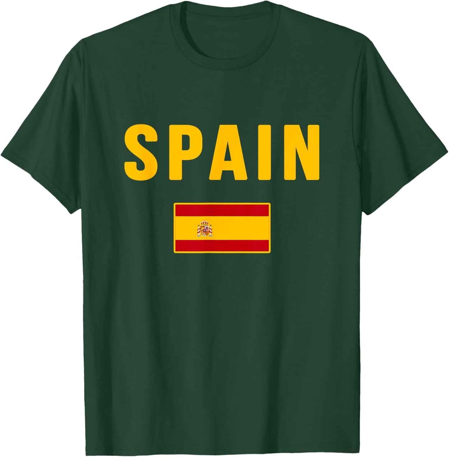 Spain Spanish Flag Espana T-Shirt - T-Shirt | Forest