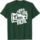 Cheer Papa Of A Cheerleader Papa Cheerleading Papa T-Shirt - T-Shirt | Forest