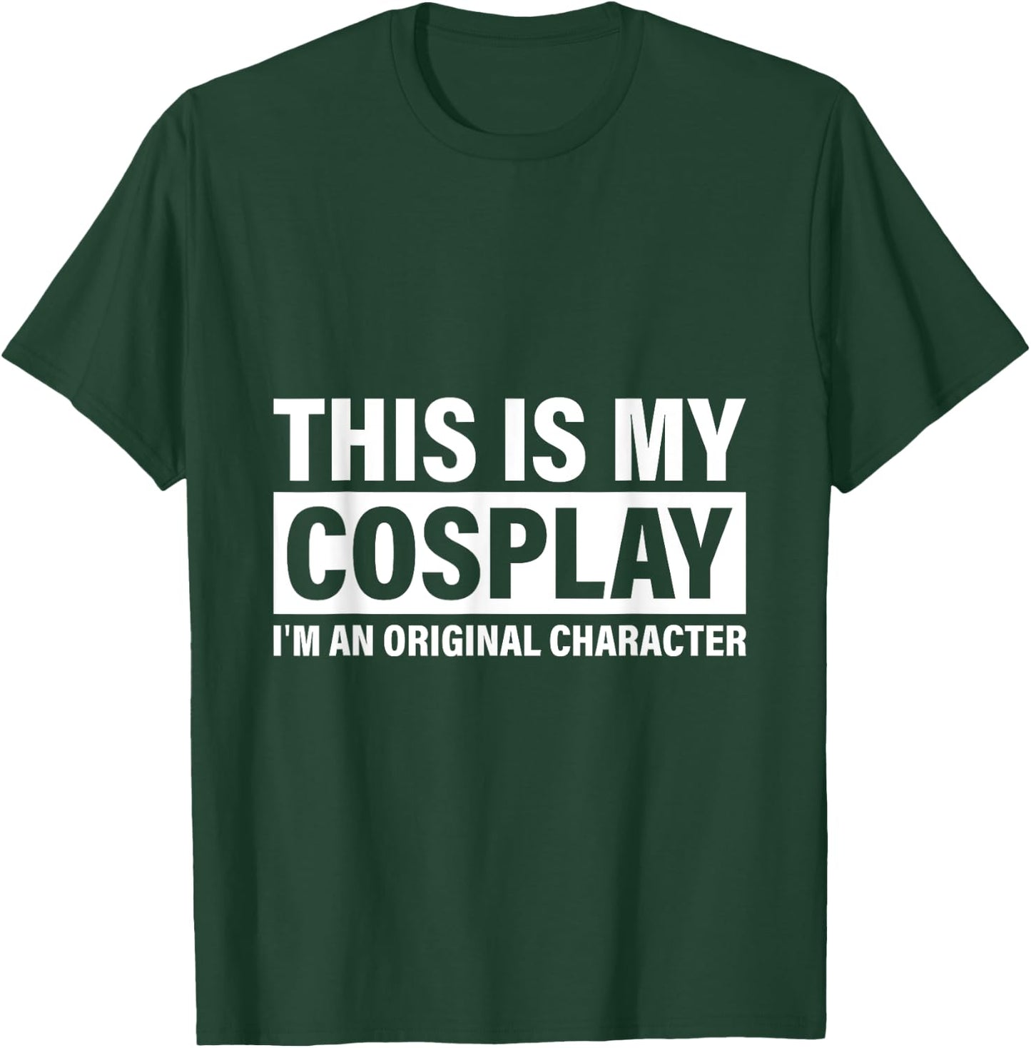 This Is My Cosplay Cosplayer Costume T-Shirt - T-Shirt | Forest