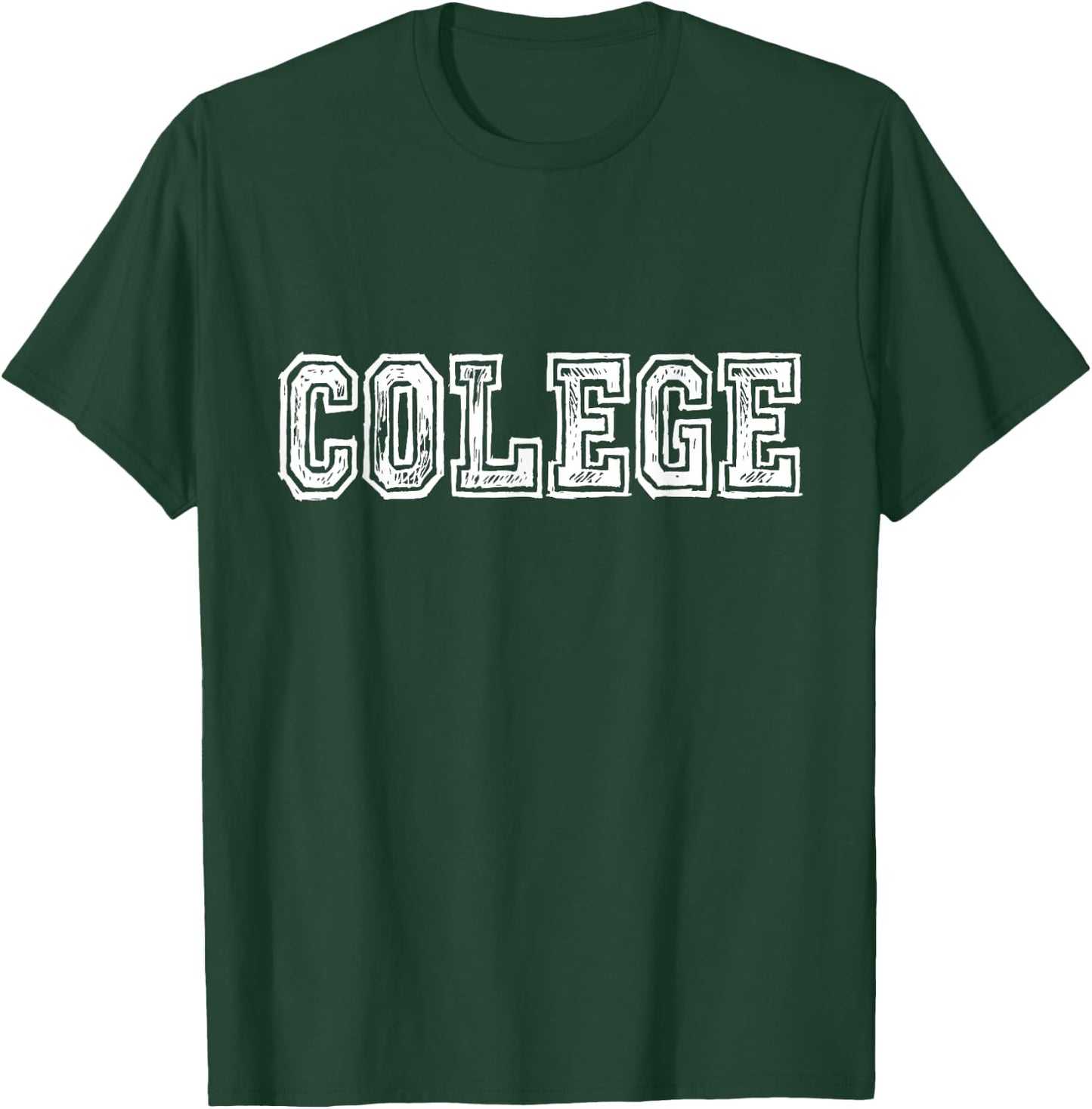 College Misspelled Colege Shirt University Funny T-Shirt - T-Shirt | Forest