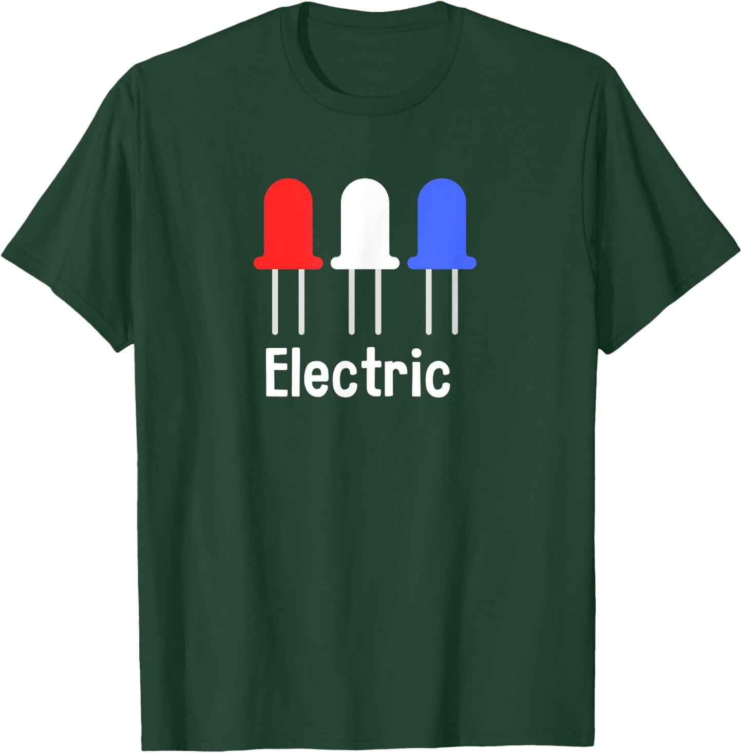 Electric Led light Electrical Engineer Cute Gifts T-Shirt - T-Shirt | Forest