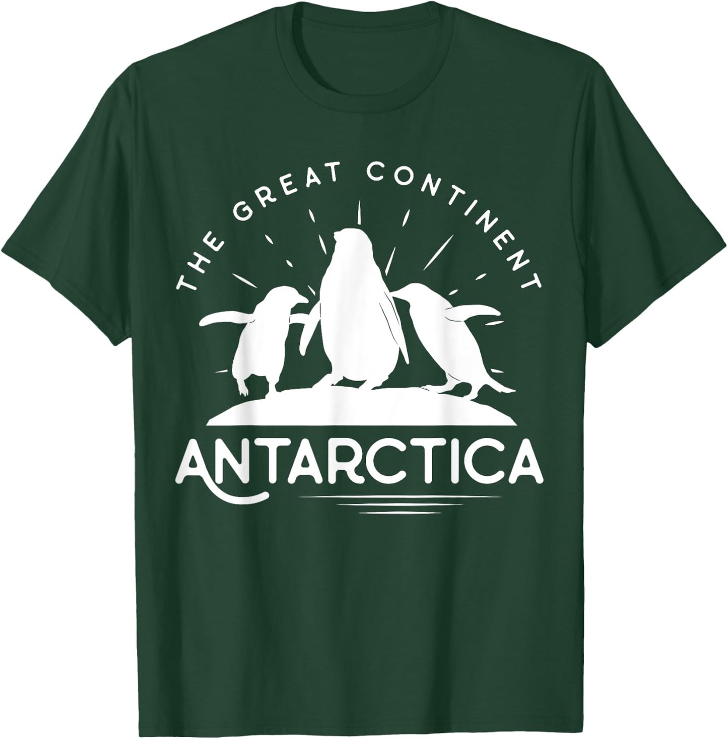 Antarctica Continent - Penguin - Penguins South Pole T-Shirt - T-Shirt | Forest