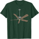 Ceiling Fan Lazy DIY Halloween Costume Funny Easy T-Shirt - T-Shirt | Forest