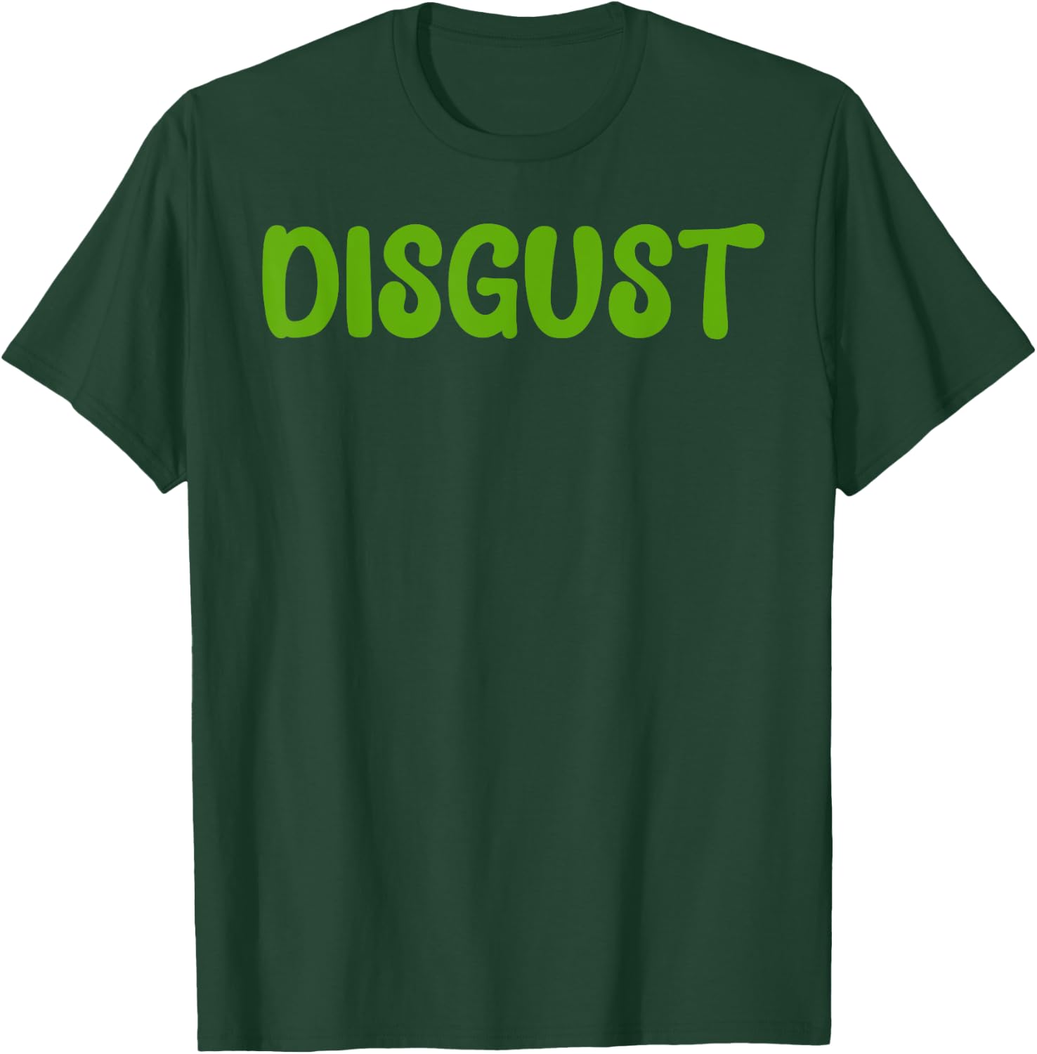 Disgust Lazy Halloween Costume Funny Last Minute Kids T-Shirt - T-Shirt | Forest