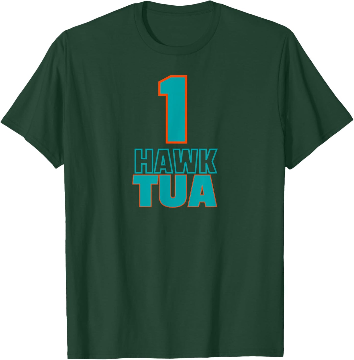 Hawk Tua 2024 Funny 2024 Fantasy Football Team Names T-Shirt - T-Shirt | Forest