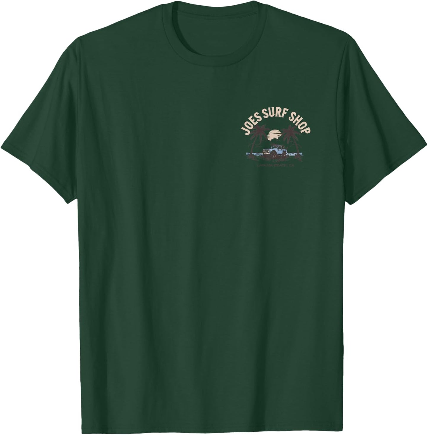Joe's Surf Shop Early Bird Logo Graphic T-Shirt - T-Shirt | Forest