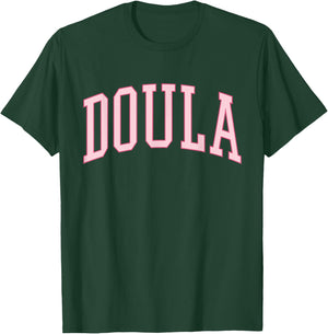 Doula Midwife Cute Preppy Pink Birth Worker T-Shirt - T-Shirt | Forest