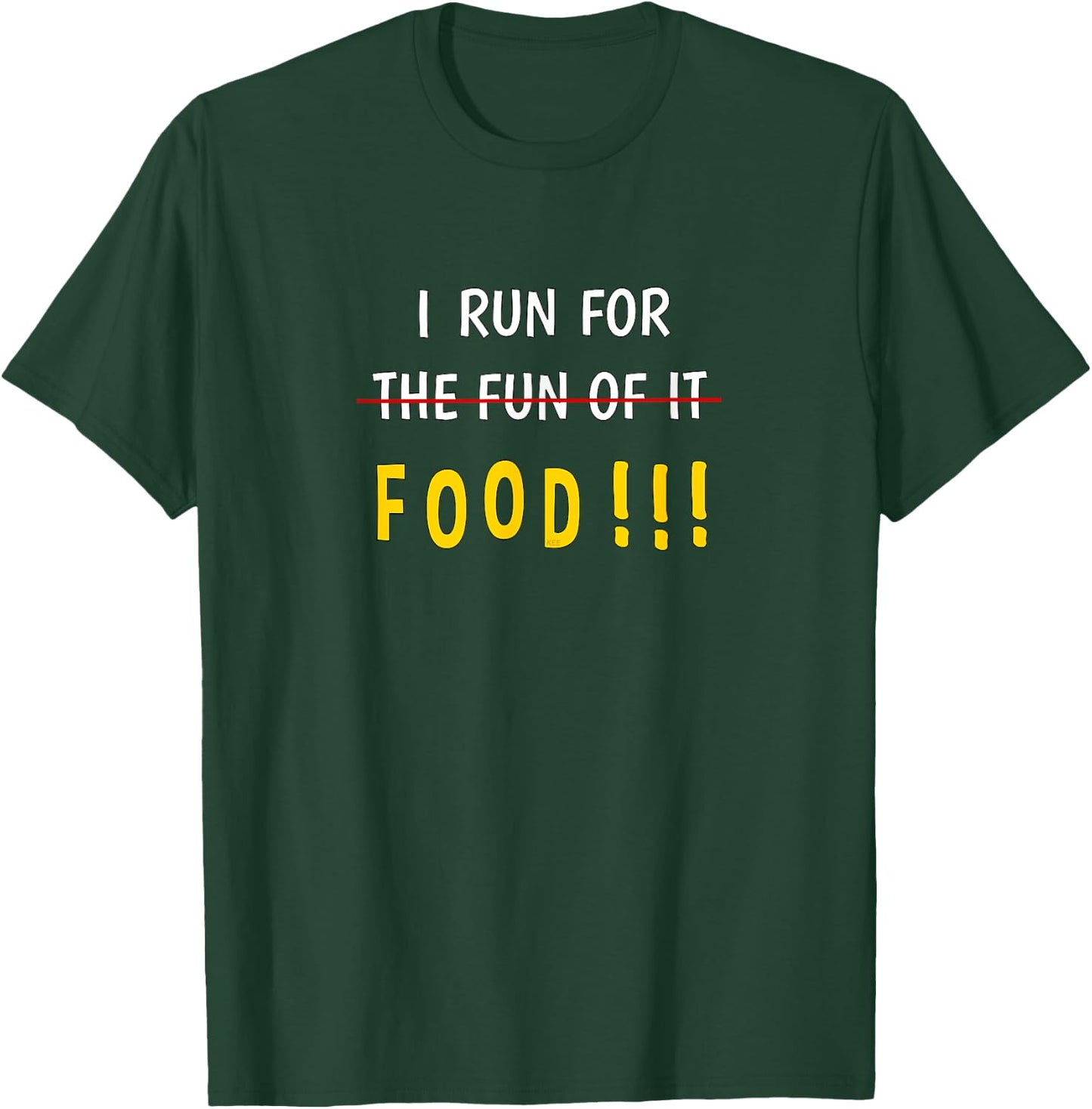 Funny Food Running Shirt Motivational Workout Shirts Women T-Shirt - T-Shirt | Forest
