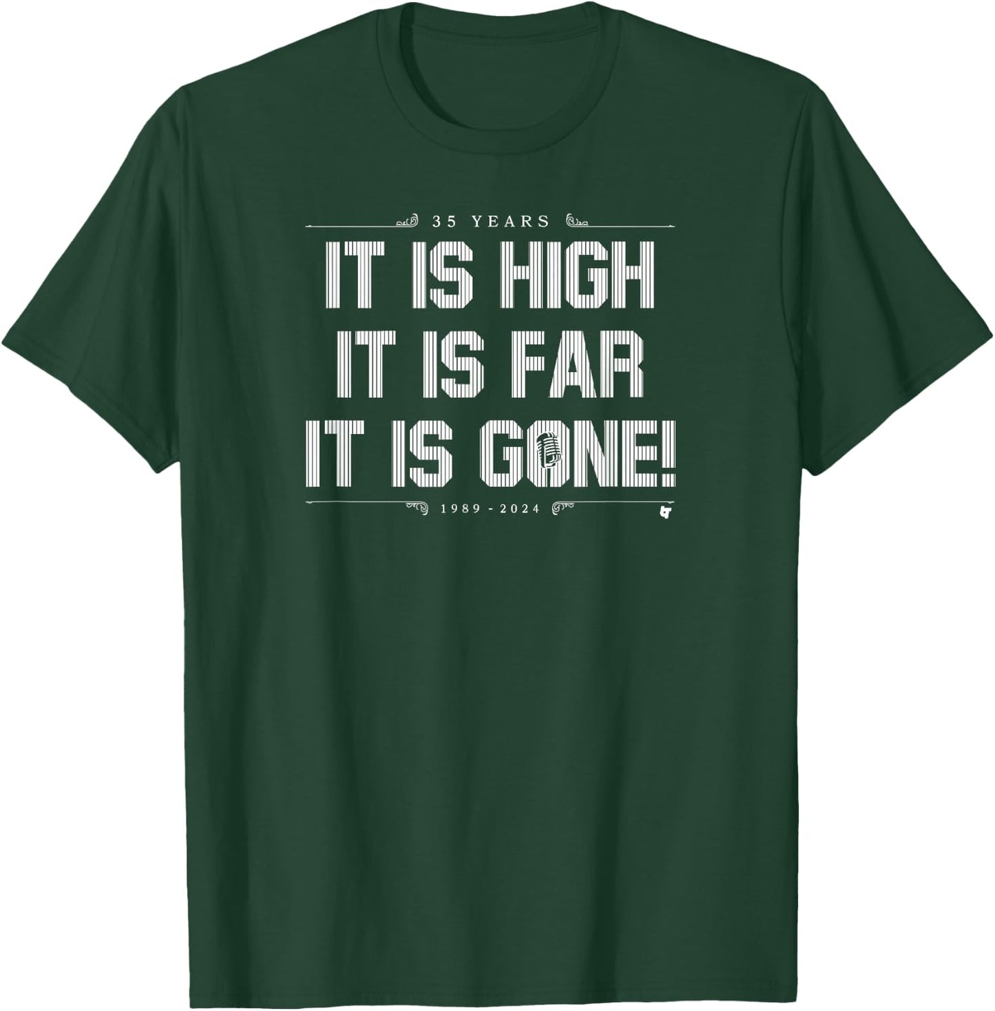 It is High It is Far It is Gone - New York Baseball T-Shirt - T-Shirt | Forest