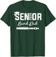 Senior Band Dad 2026 Marching Band Class Of 2026 Flute T-Shirt - T-Shirt | Forest
