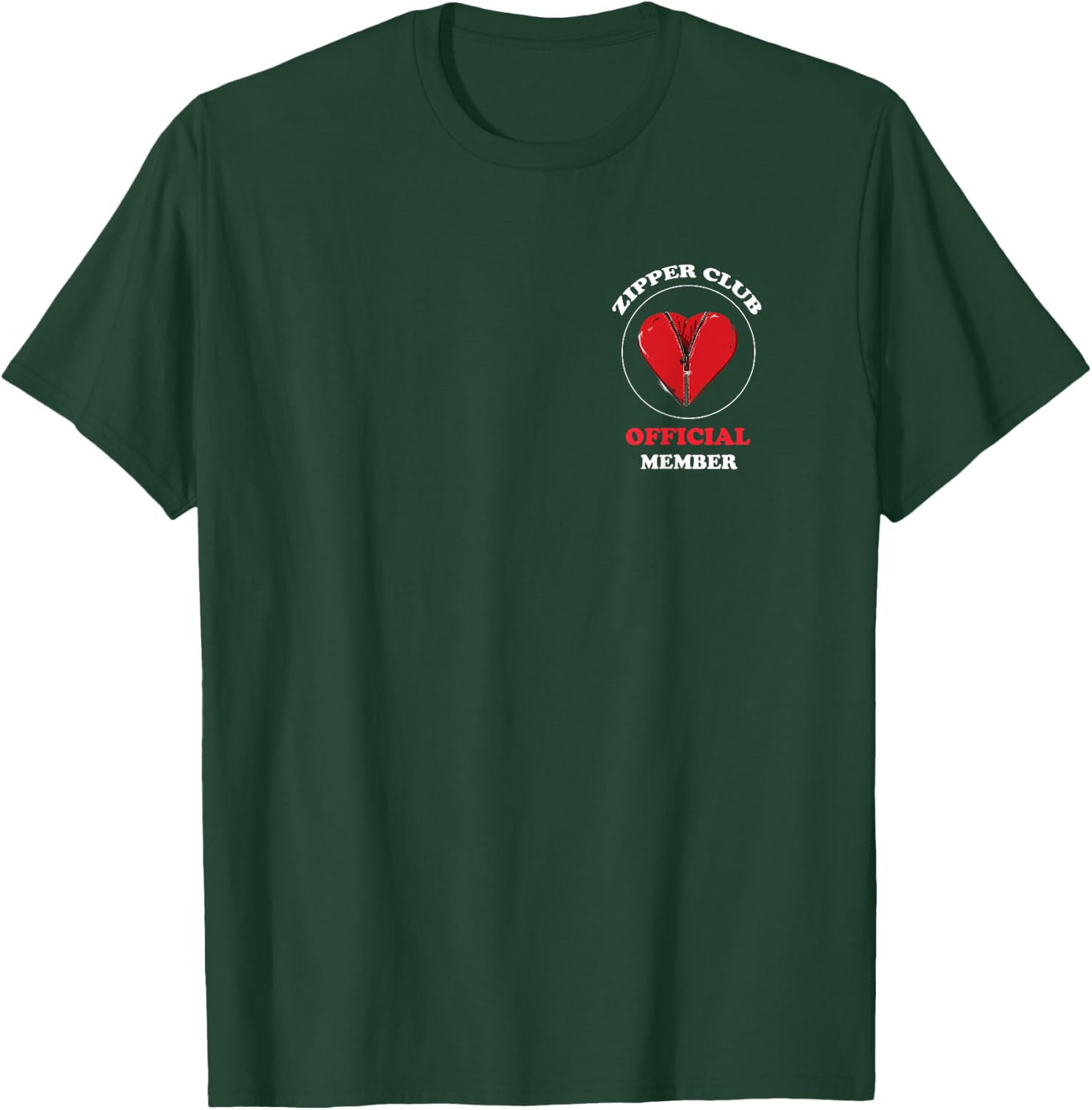 Zipper Club Open Heart Surgery Survivor T-Shirt - T-Shirt | Forest