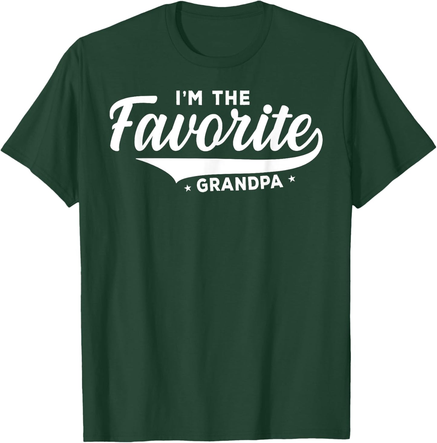 It's Official I'm The Favorite Grandpa Father Funny Grandpa T-Shirt - T-Shirt | Forest